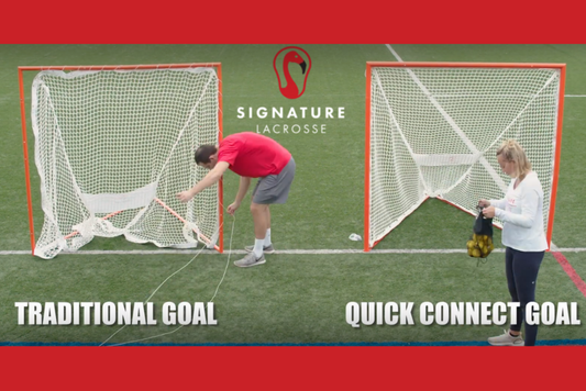 Signature Premium NCAA & NFHS Quick Connect Lacrosse Goal: Worth Its Weight in Goal